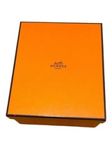 Authentic HERMES Paris Orange Empty Box 7”x8”x4” With Insert Removable G... - $24.30