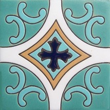 Relief Tiles &quot;Cobalt Cross&quot; - £267.78 GBP