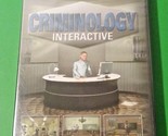 Criminology Interactive DVD ROM by Mutchnick 2008 (For Win 2000 &amp; up or ... - $27.99