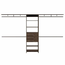 Closet System Pittsburg, Bedroom, Dark Walnut - $10,657.24 MXN