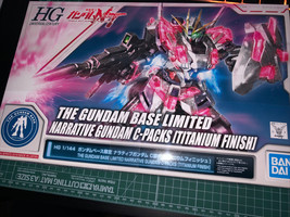 HG The Gundam Base Limited Narrative Gundam C-Packs [Titanium Edition] - NIB - £67.73 GBP