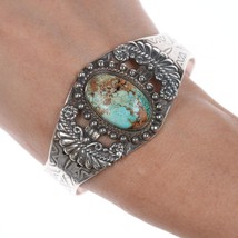 7&quot; c1950 Maisels Trading Post Sterling and Turquoise bracelet - £349.38 GBP