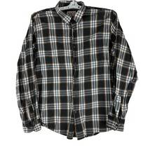 Wrangler Men&#39;s Casual Long Sleeved Plaid Button Down Shirt Size L - £15.16 GBP