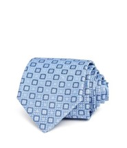allbrand365 designer Squares in Squares Classic Tie Color Blue Size One Size - £37.22 GBP