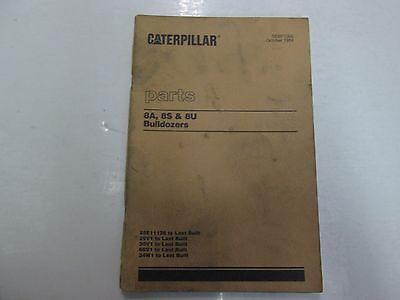Manuale Parti Bulldozer Caterpillar 8A 8S 8U 1984 MACCHIATO 28E11126 OTT... - £8.92 GBP