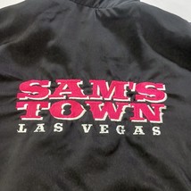 Vintage CSF GIRARD Sam's Town Las Vegas Men's Black Full Zip Pockets Jacket XL image 3