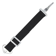 11384 Black Crow 2&quot; Anti-Sub Crotch Belt Used With Latch Link Buckle - $28.49