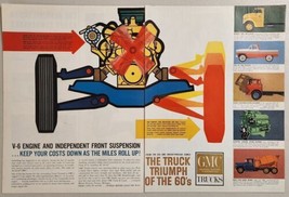 1961 Print Ad GMC Trucks Pickup &amp; Cement General Motors Corporation - $19.51