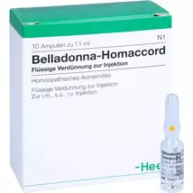 Belladonna Homaccord Ampoules 10 AMPOULES (PACK OF 2 ) - $122.99