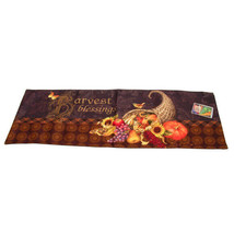 Harvest Blessings Table Runner USA 13x36 inches - £19.34 GBP