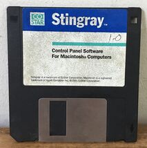 Vtg 1991 CoStar Stingray Control Panel Software Apple Macintosh Mac Flop... - $24.99
