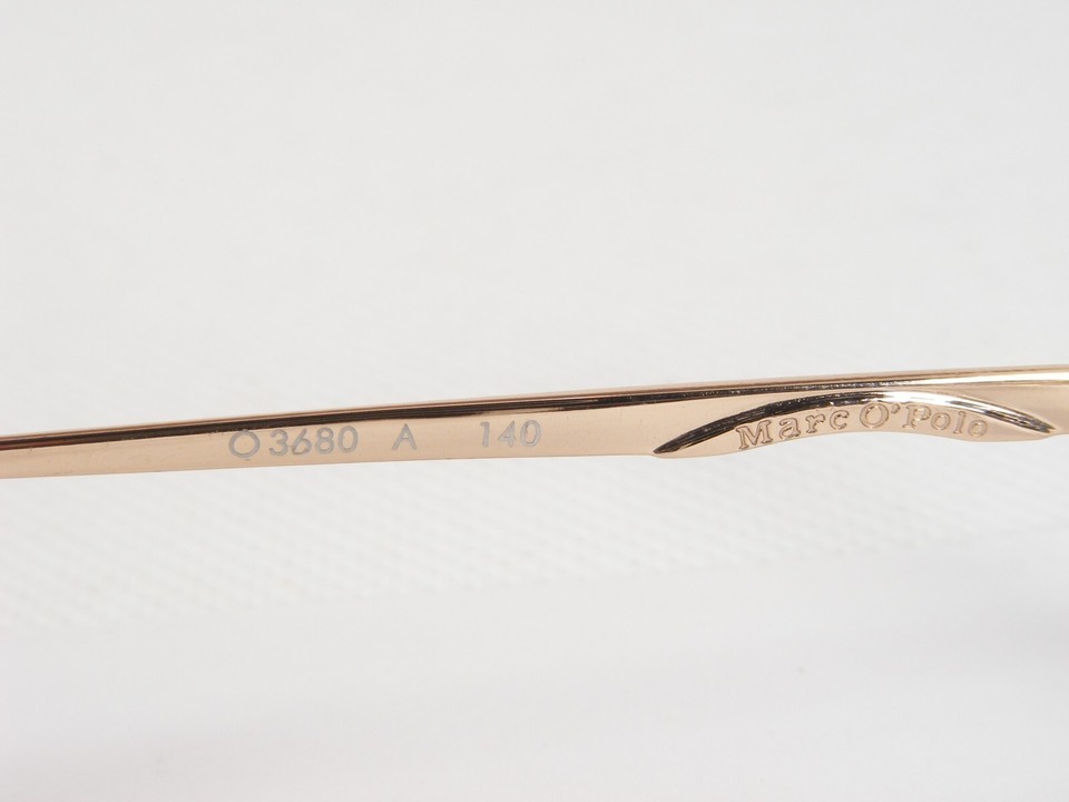 Vintage Marc O'Polo 3680 A Gold /Beige UNIQUE RARE EYEGLASSES GLASSES 50-17-140 Item image 12