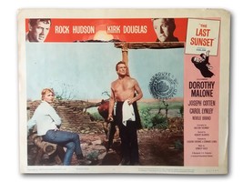 &quot;The Last Sunset&quot; Original 11x14 Authentic Lobby Card Photo 1961 Douglas Hudson - £27.04 GBP