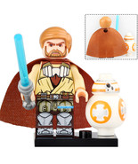 General Kenobi with BB-8 Star Wars The Clone Wars Custom LEGO Minifigure... - $56.13 MXN