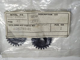Noritsu Koki A203703-01 23 tooth  gear QSS-15012U Genuine OEM 2 pcs - $34.64