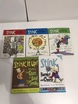 Lot 5 Stink Moody Books by Megan McDonald series kids Stink it Up  RL3 - £13.41 GBP