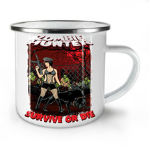 Survival Hunter Zombie NEW Enamel Tea Mug 10 oz | Wellcoda - £20.48 GBP