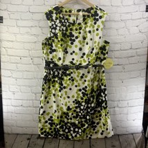 Emma Michele Sun Dress Womens Sz 16 NWT Green White Belt - £15.81 GBP