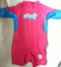 O&#39;Neill Ozone Toddler Spring Girls 50+ UV Block Pink/Blue Size 1 - £9.74 GBP