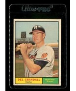 Vintage 1961 Topps Baseball Card #390 Del Crandall Milwaukee Braves - €8,45 EUR
