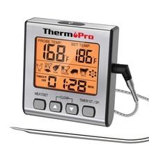ThermoPro TP16S Digital Meat Thermometer for Cooking and Grilling, BBQ Food Ther - £32.76 GBP
