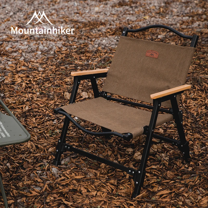 MOUNTAINHIKER Outdoor Portable Folding Camping Chair Detachable Beech Aluminum - £93.14 GBP+