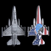 Air Force F-16 Fighting Falcon Aircraft Military Veteran Challenge Coin ... - $9.85