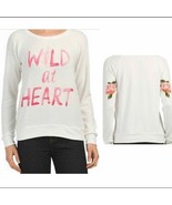 Chaser Wild at Heart Jumper Sweater Sweatshirt Size Small - $54.70 CAD