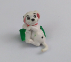 Disney 101 Dalmatians Dalmatian Puppy Leaning On Pillow 1&quot; Mini Figure - $4.84