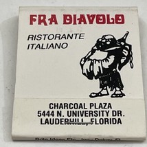 Vintage Matchbook Cover  FRA BIAVOLO Ristorante Italian  Lauderdale, FL  gmg - £9.86 GBP