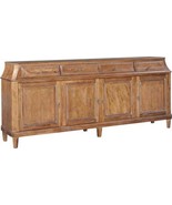 Sideboard Rosalind Beachwood Large Solid Wood 4 Drawers 4 Drawers Curved... - £3,907.40 GBP