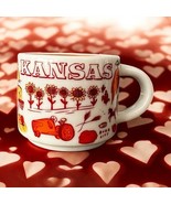 Starbucks KANSAS Across The Globe 2 Oz. Espresso/Holiday Ornament Mug EU... - $37.61