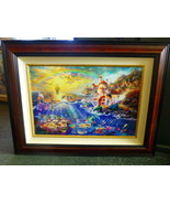 THOMAS KINKADE THE LITTLE MERMAID 18 X 27 CANVAS S/N - $1,595.00