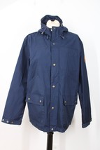 Penfield M Blue Hudson Wax 65/35 Windproof Water Resistant Snap Hooded Jacket - £45.55 GBP