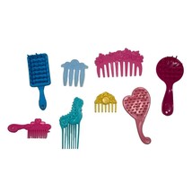 Doll Brushes Combs Accessories Lot 8 Pc - £3.53 GBP