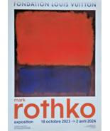 MARK ROTHKO - AFFICHE ORIGINALE EXPOSITION - FONDATION LOUIS VUITTON PAR... - £185.79 GBP
