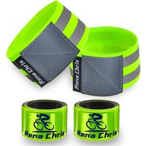 Reflective Running Gear, 4Pcs High Visibility Reflective Bands For Night Walking - £11.98 GBP