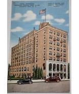 Vintage Jefferson Hotel Alantic City New Jersey Linen Postcard 1939 - $6.99