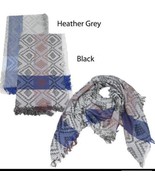 Wholesale lot of 6PCS effect diamond yarn Square Scarf Wraps shawl Rever... - £16.89 GBP