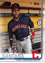 2019 Topps #585 Carlos Santana Cleveland Indians ⚾ - £0.68 GBP