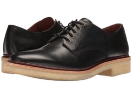 Frye Men&#39;s Luke Oxfords Shoes Black Leather 9 NEW IN BOX - £109.55 GBP