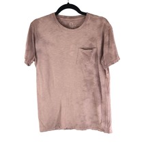 Katin Mens T Shirt Short Sleeve Pocket Tie Dye Brown S - $12.59