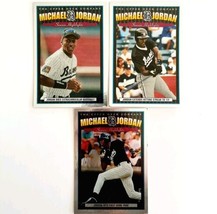 Michael Jordan Lot Of 3 Baseball Barons OS Trade Cards Upper Deck 1994 BGS1 - £19.57 GBP