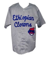 Ethiopian Clowns Negro League Retro Baseball Jersey 1935 Button Grey Any Size - $39.99