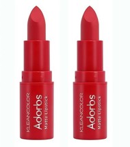 Lipstick Kleancolor Absorbs Matte Lipstick LS901-03 Fiesta 2 Pack - $8.41