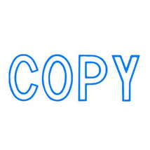 X-Stamper Self Inking Message Stamp - Copy Blue - £33.53 GBP