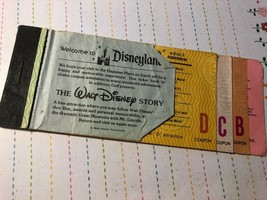 VTG 1970&#39;s Disneyland Park Ride &amp; Attractions Admission Adventures Coupo... - £15.79 GBP
