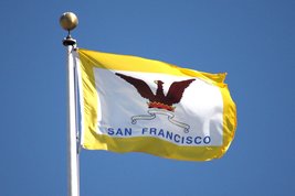 City of San Francisco Nylon Printed Sewn Flag 3x5 Heavy Duty Military Grade 200D - £12.29 GBP