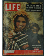 Life Magazine April 16, 1956 The Epic of Man Part IV- Glubb&#39;s Warning  M... - $1.75