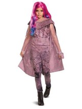 Girls Descendants Audrey Disney Jumpsuit, Cape &amp; Glove Halloween Costume- 10/12 - £20.41 GBP